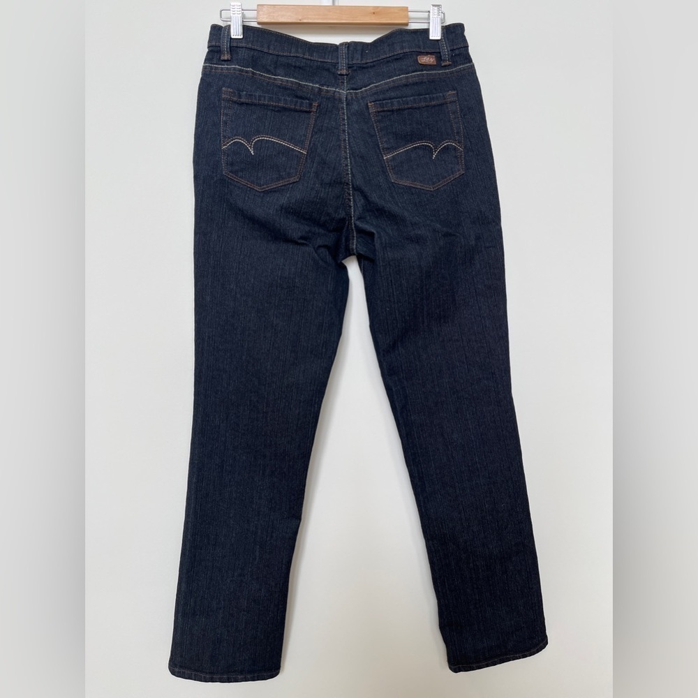 LOIS JEANS Gigi Style Dark Wash 5 Pocket Style Straight Leg Jeans Classic Denim